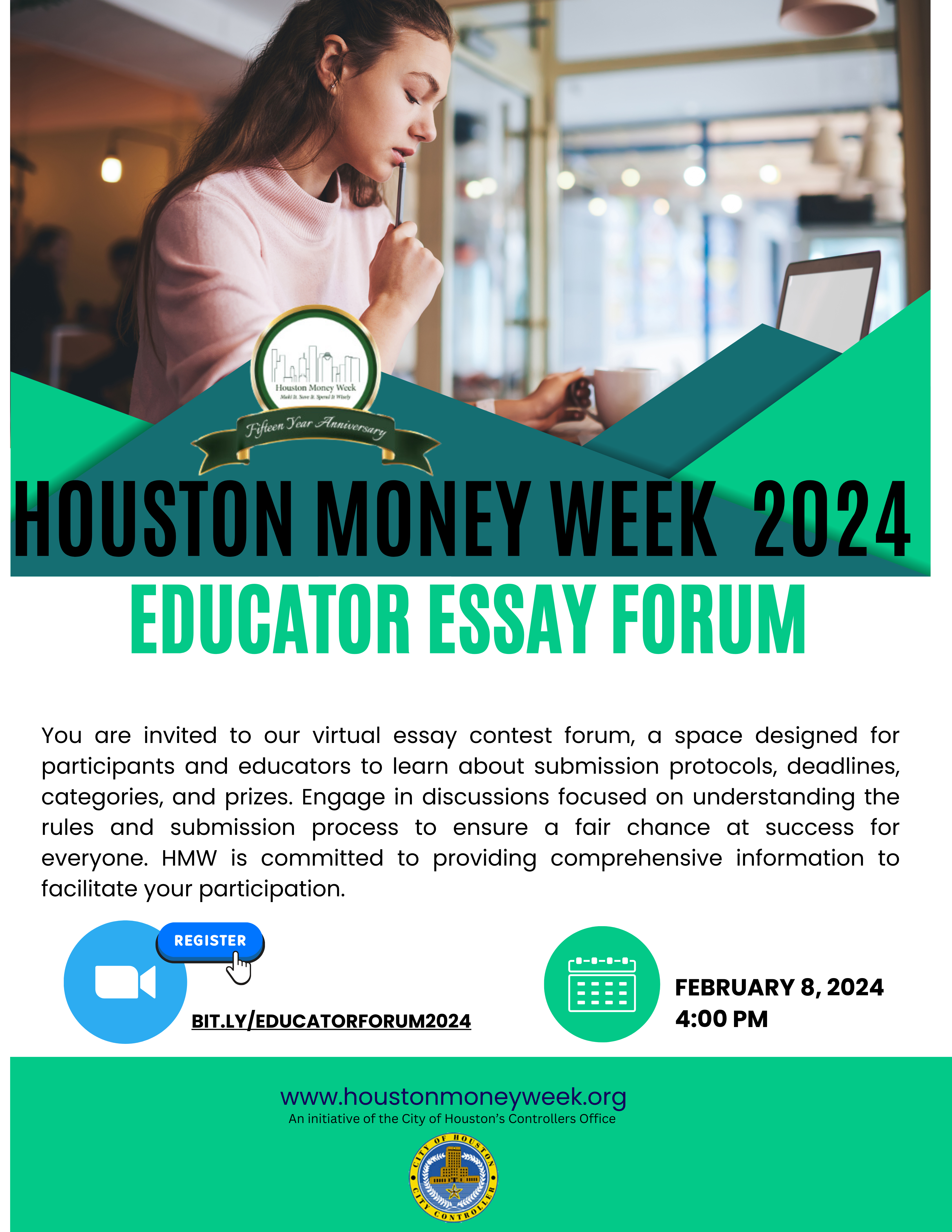 Houston Money Week 2024 Educator Essay Forum