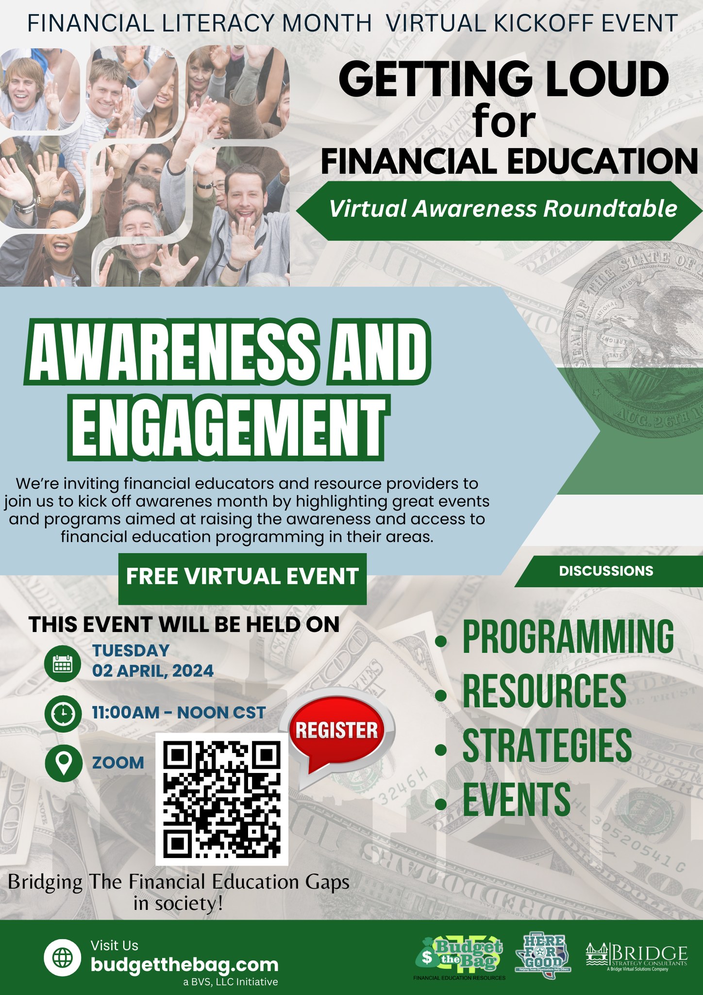 Get "LOUD" for Financial Education Virtual Kickoff